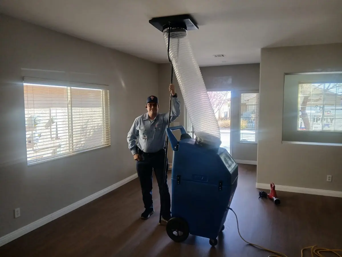 Professional Dryer Vent Cleaning work inside a Centralia home